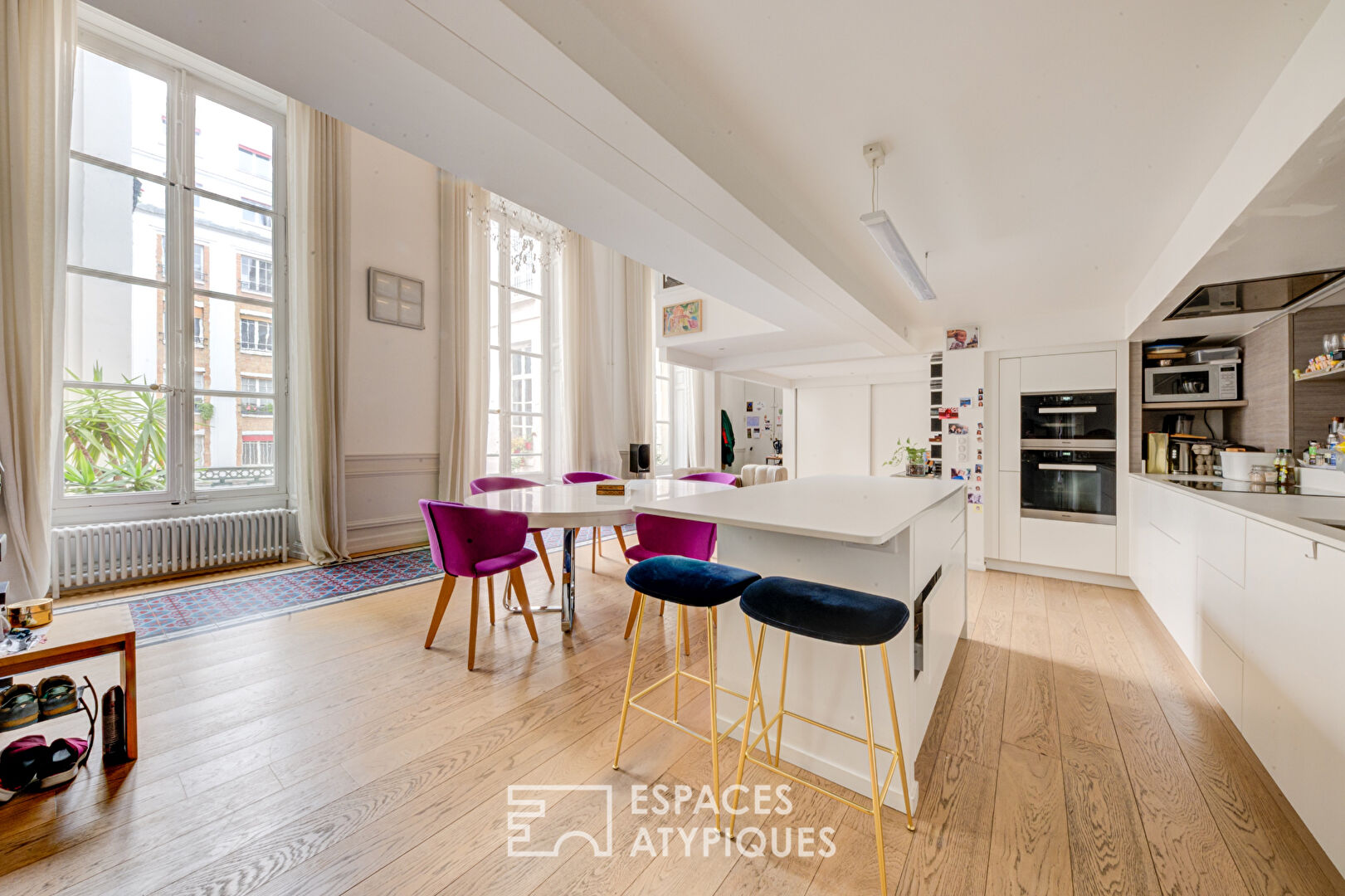 Appartement rénové par architecte dans ancien hôtel particulier – Drouot-Cadet