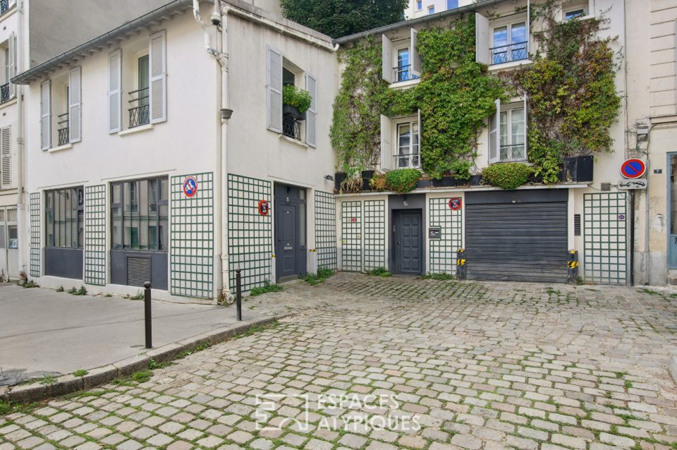 Maison de ville mixte esprit loft au coeur des Abbesses