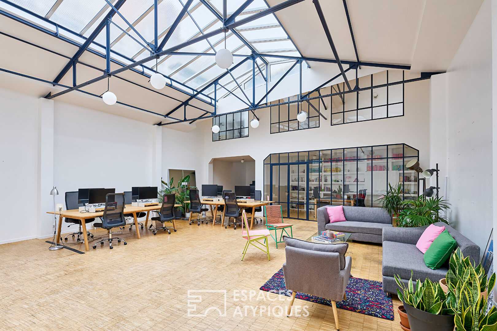 Maison-loft mixte entre Guy Môquet et Porte de Saint-Ouen