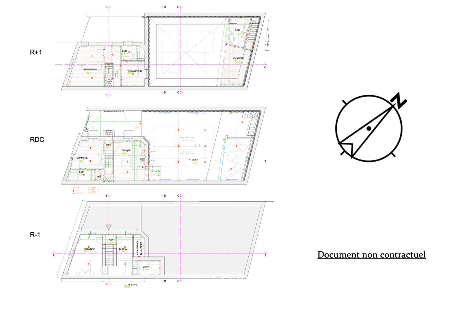 Maison-loft mixte entre Guy Môquet et Porte de Saint-Ouen
