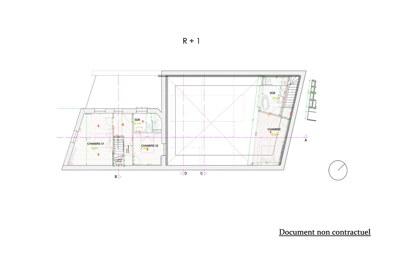 Maison-loft mixte entre Guy Môquet et Porte de Saint-Ouen