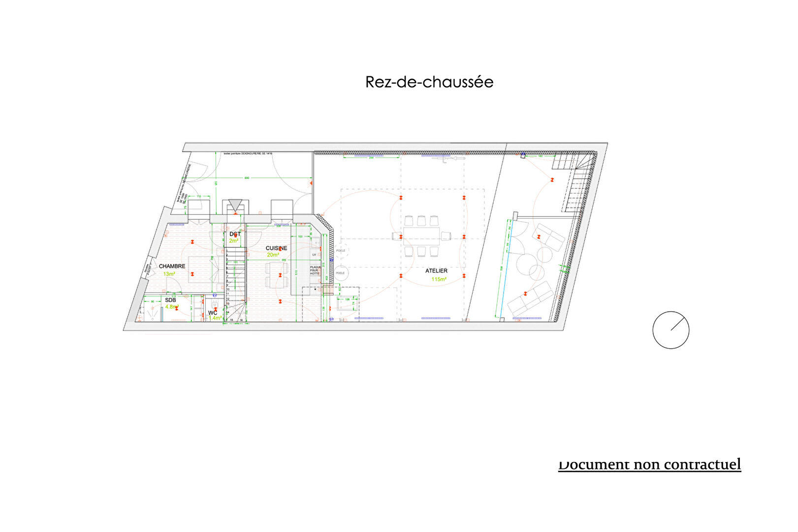 Maison-loft mixte entre Guy Môquet et Porte de Saint-Ouen