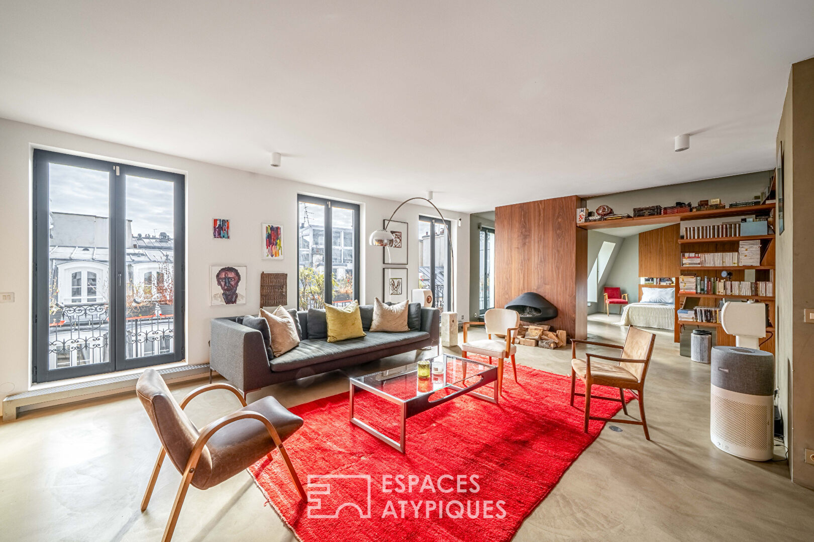 Appartement d’architecte avec rooftop – Louvre-Rivoli