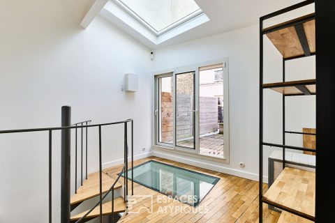 Maison rénovée par architecte avec terrasse proche Halle Pajol