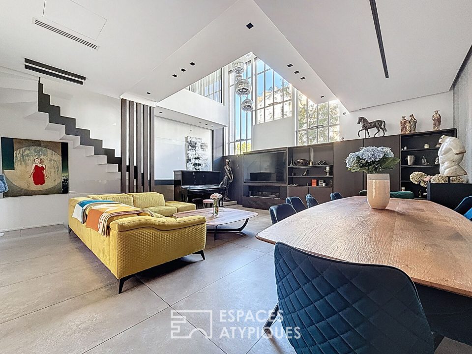 Ancien atelier d'artiste aménagé en loft familial d'exception - Wagram-Pereire