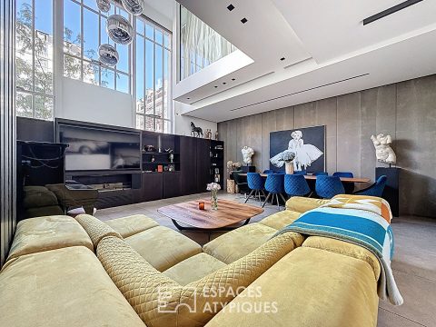 Ancien atelier d’artiste aménagé en loft familial d’exception – Wagram-Pereire