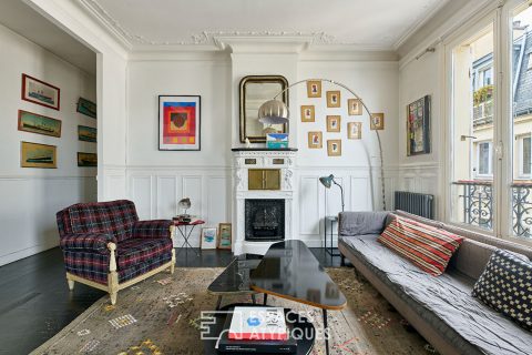 Esprit bohème en étage élevé sur cour – Barbès-Rochechouart