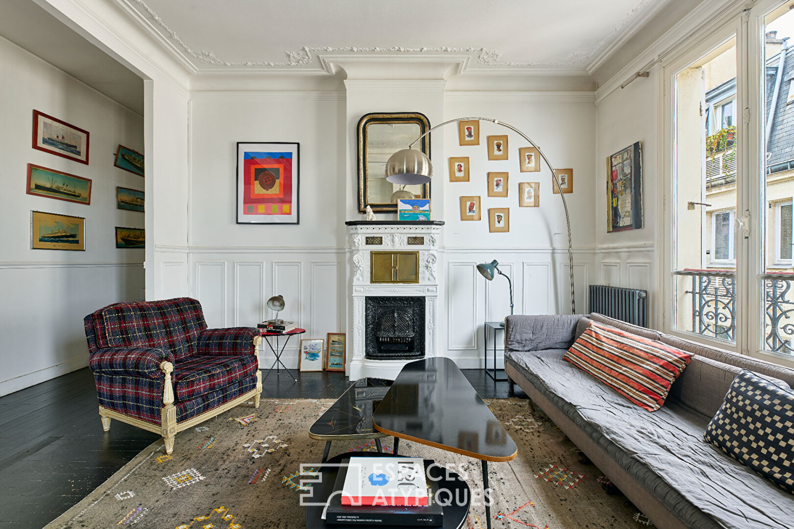 Esprit bohème en étage élevé sur cour – Barbès-Rochechouart