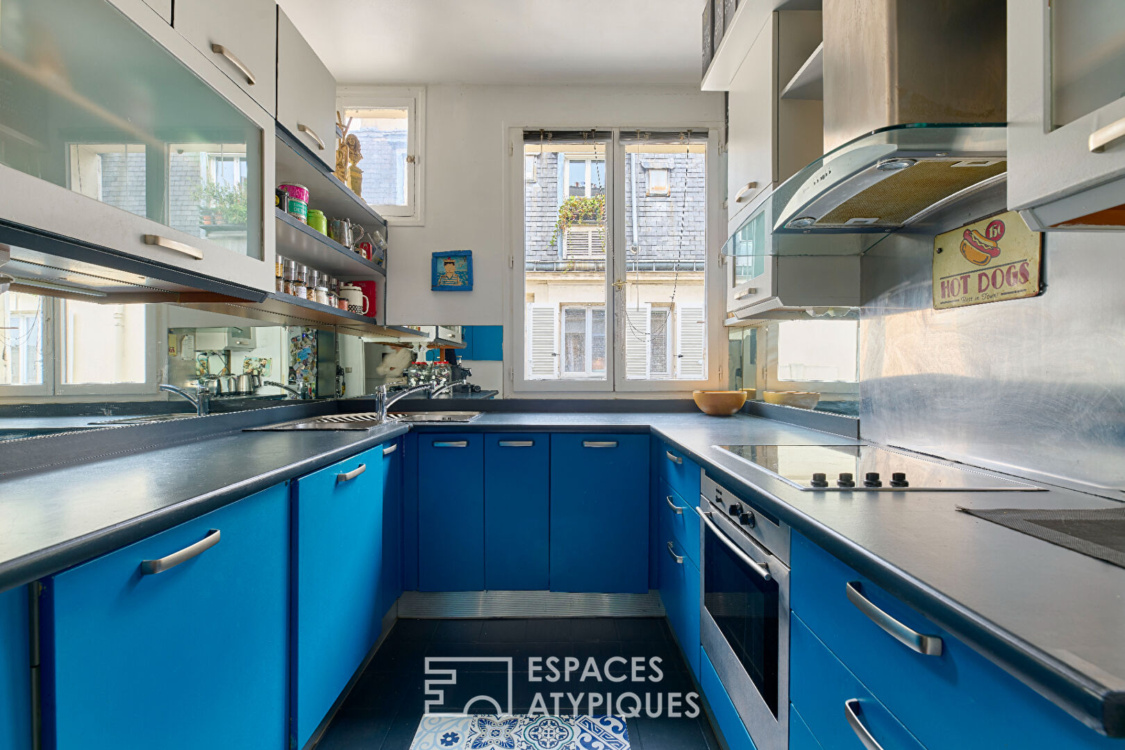 Esprit bohème en étage élevé sur cour – Barbès-Rochechouart