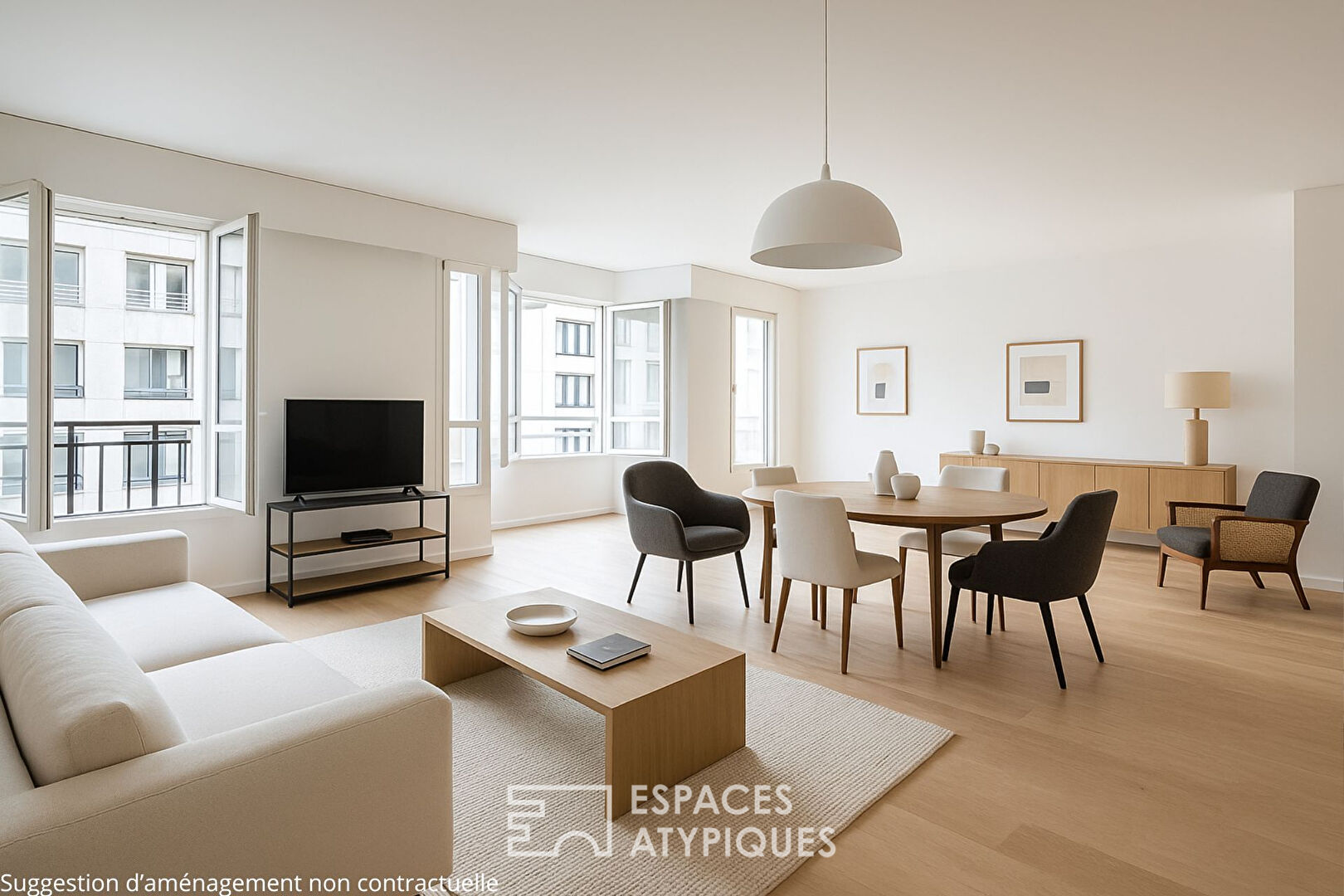 Appartement familial traversant à relifter – Jasmin-Auteuil