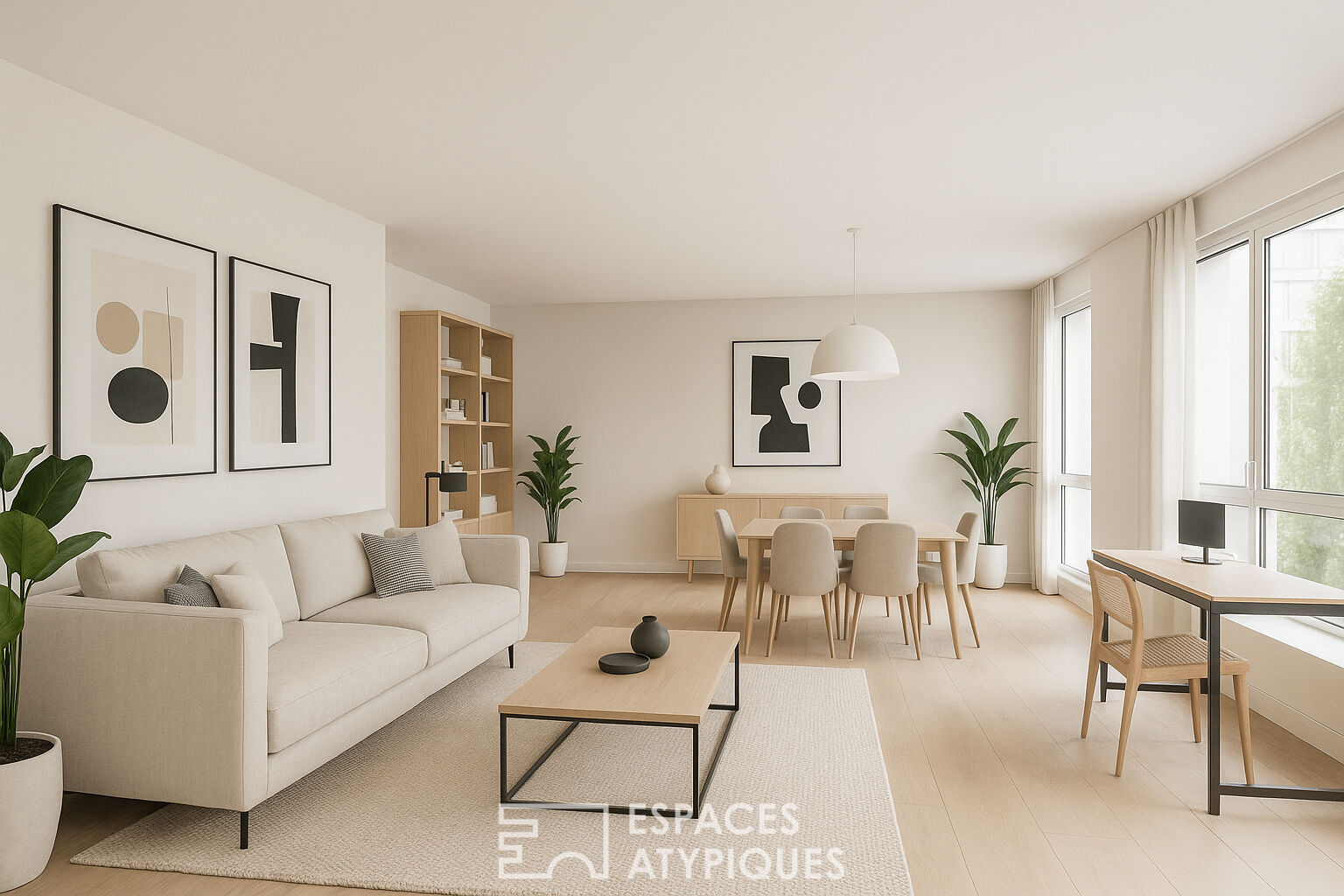 Appartement familial traversant à relifter – Jasmin-Auteuil