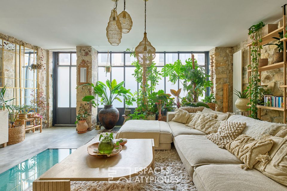 Ancienne boutique repensée en loft ? Clignancourt - Jules Joffrin