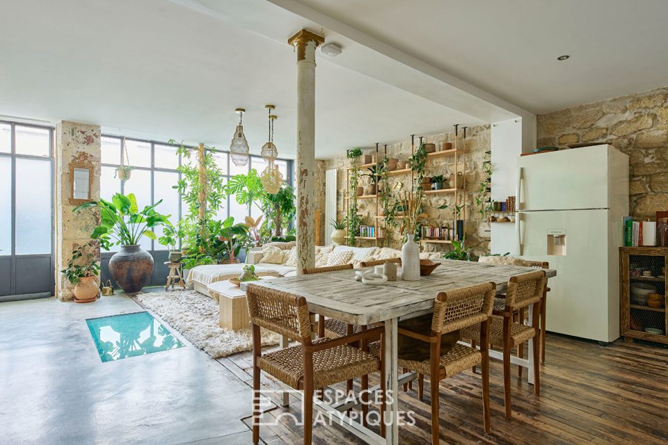 Ancienne boutique repensée en loft ? Clignancourt - Jules Joffrin