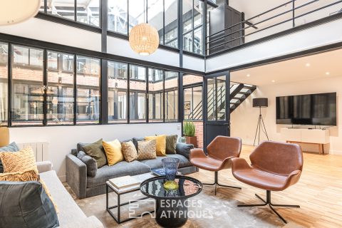 Former dance studio transformed into a mixed-use architect’s loft – Grandes Carrières