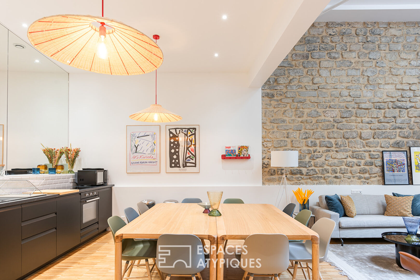 Former dance studio transformed into a mixed-use architect’s loft – Grandes Carrières