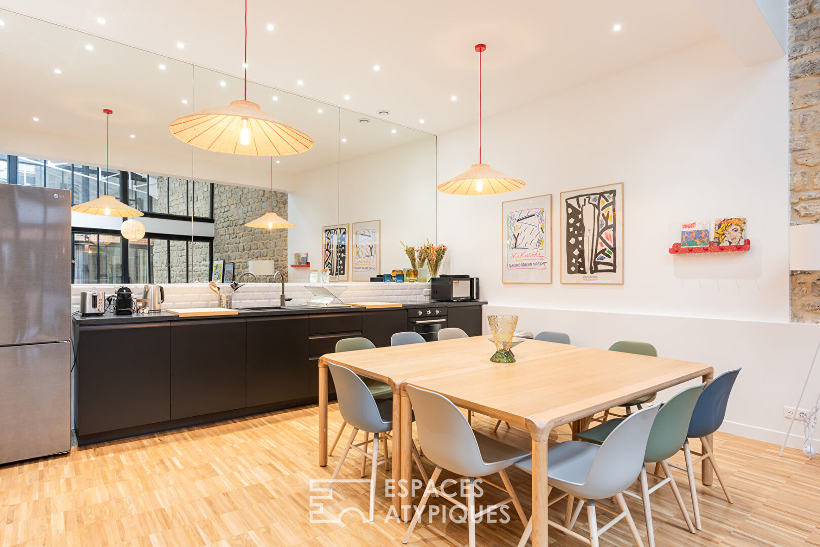 Former dance studio transformed into a mixed-use architect’s loft – Grandes Carrières