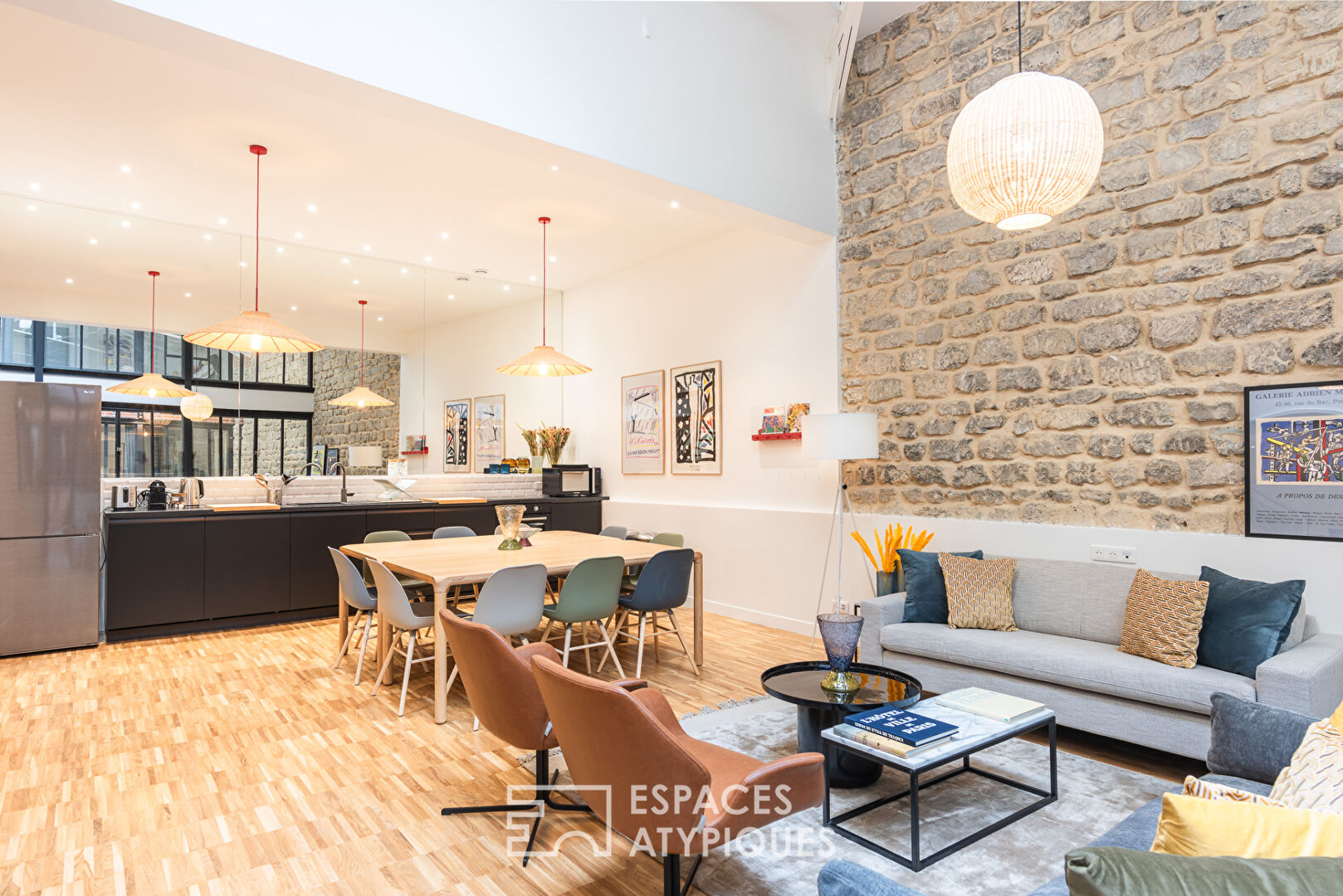 Former dance studio transformed into a mixed-use architect’s loft – Grandes Carrières