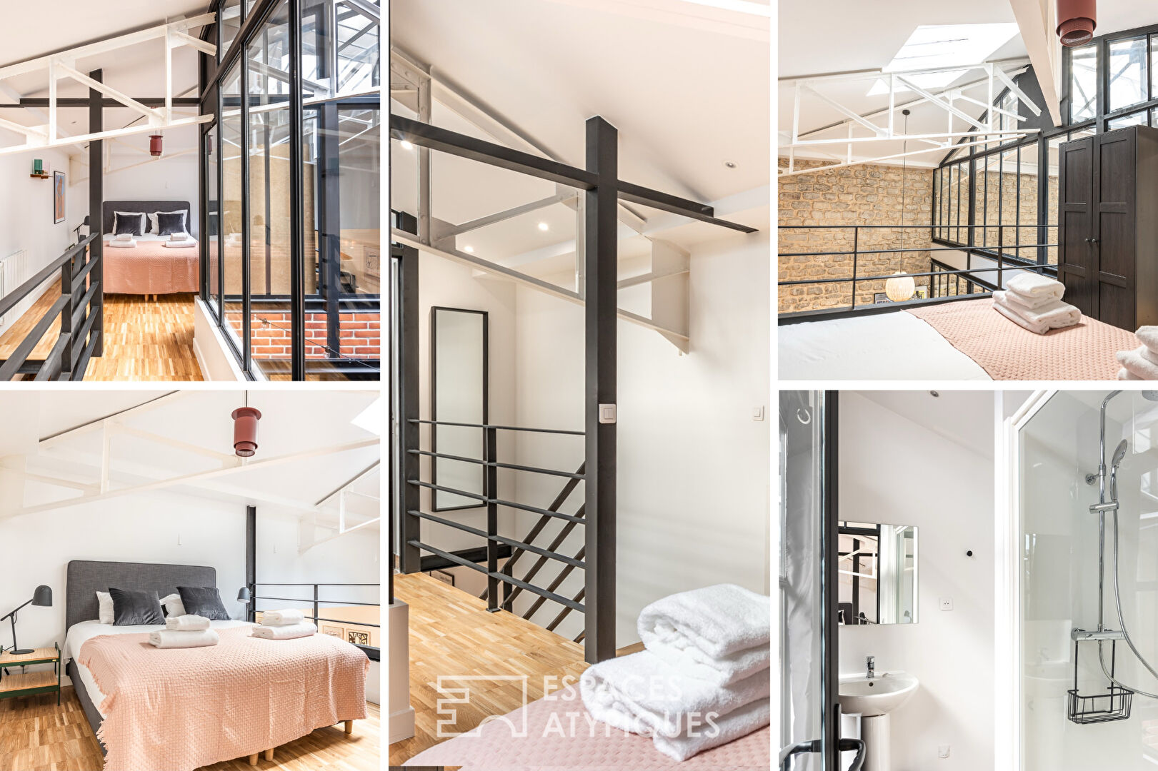 Former dance studio transformed into a mixed-use architect’s loft – Grandes Carrières