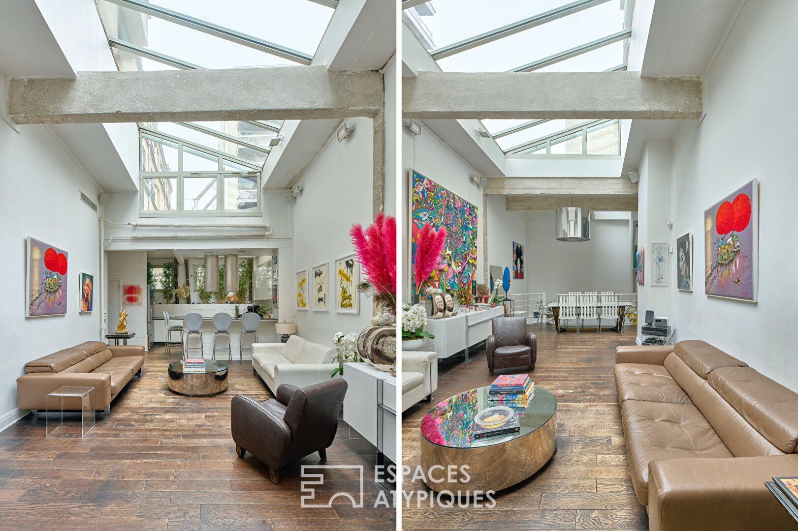 Loft familial dans ancien laboratoire pharmaceutique – Cimetière de Montmartre