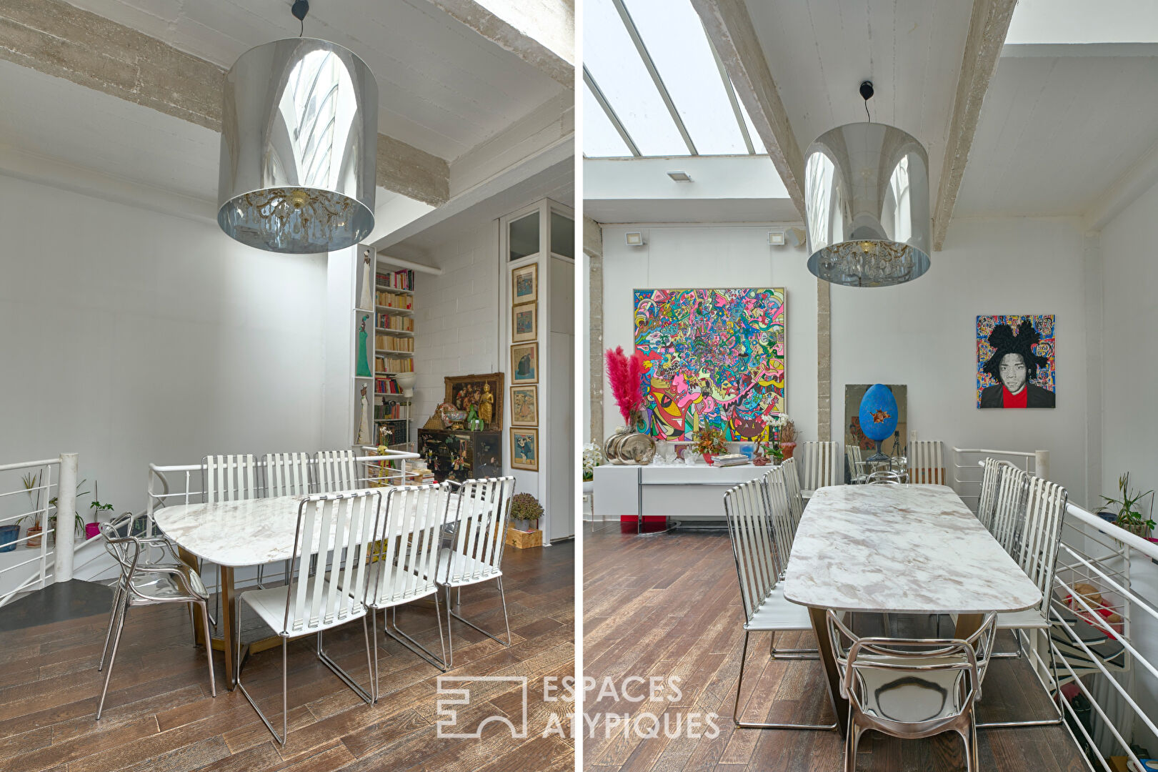 Loft familial dans ancien laboratoire pharmaceutique – Cimetière de Montmartre
