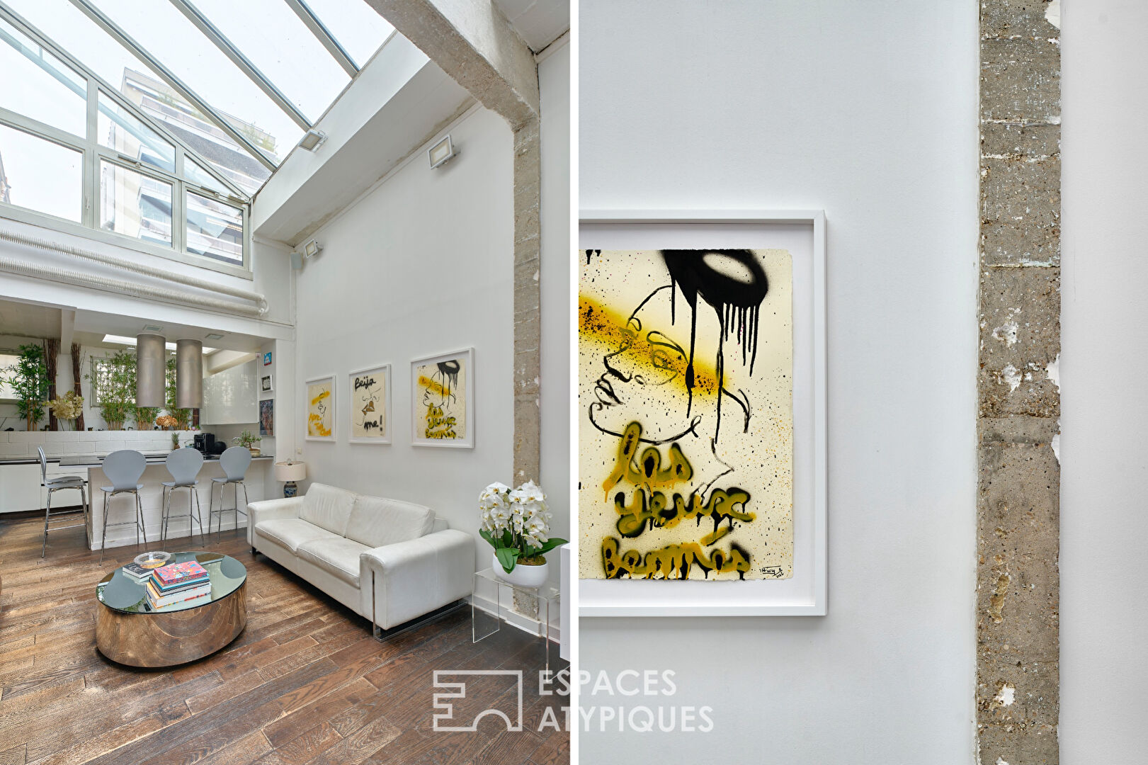 Loft familial dans ancien laboratoire pharmaceutique – Cimetière de Montmartre