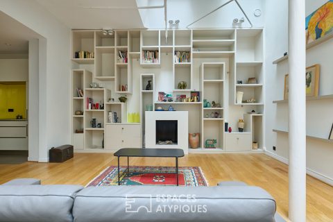 Ancien atelier de confection transformé en loft d’architecte – Marché Cadet