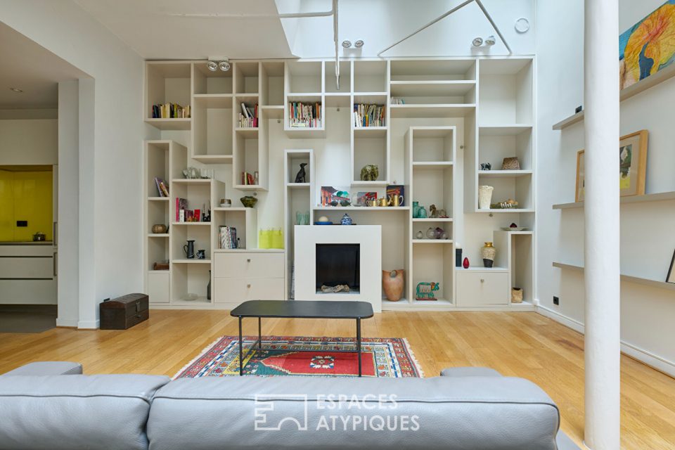 Ancien atelier de confection transformé en loft d'architecte - Marché Cadet