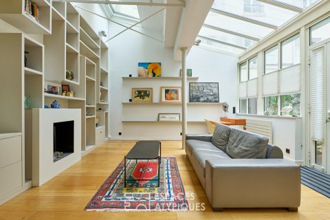 Ancien atelier de confection transformé en loft d’architecte – Marché Cadet