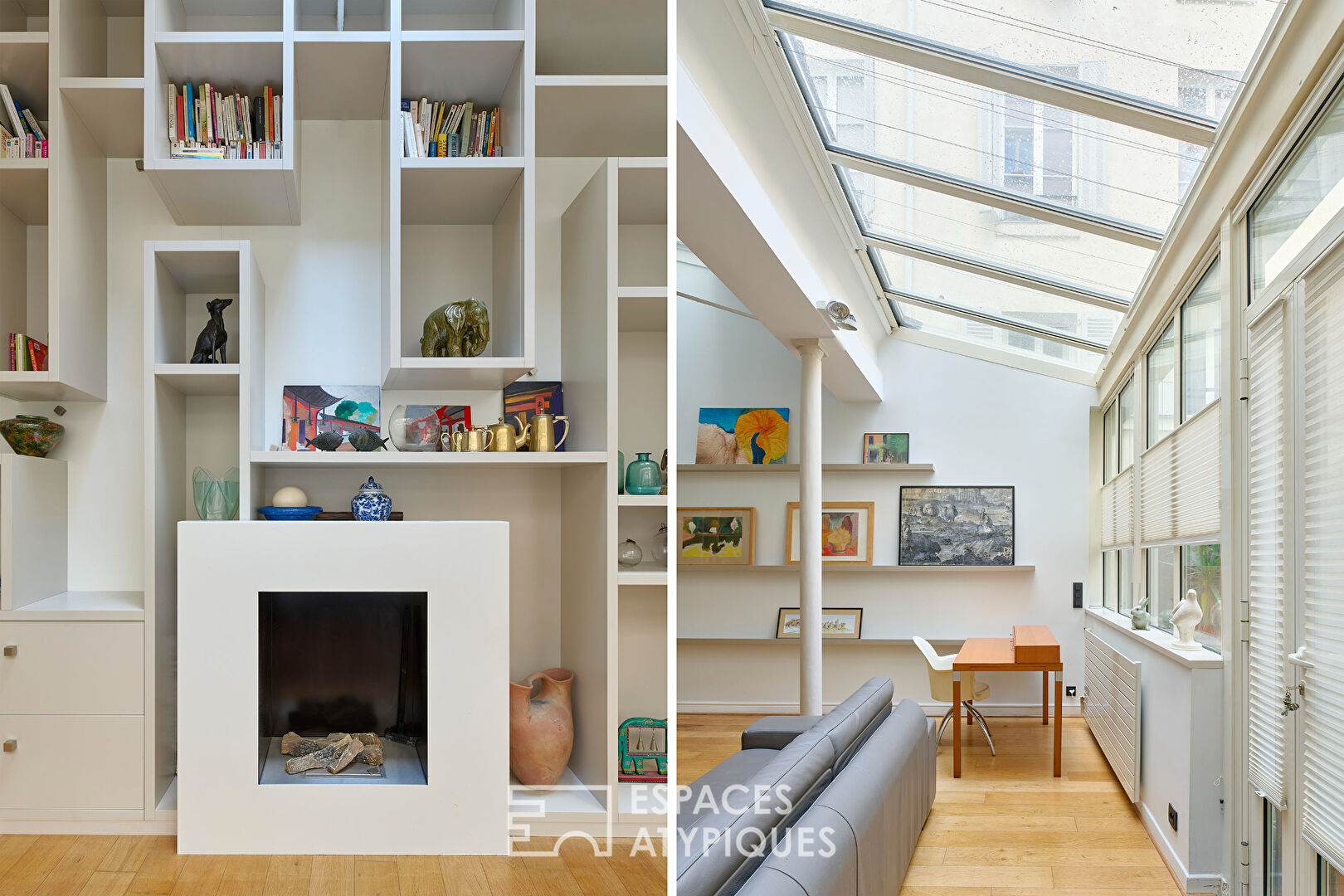 Ancien atelier de confection transformé en loft d’architecte – Marché Cadet