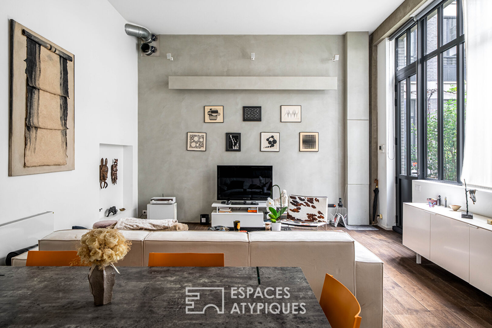 Loft avec extérieur privatif au coeur des Batignolles