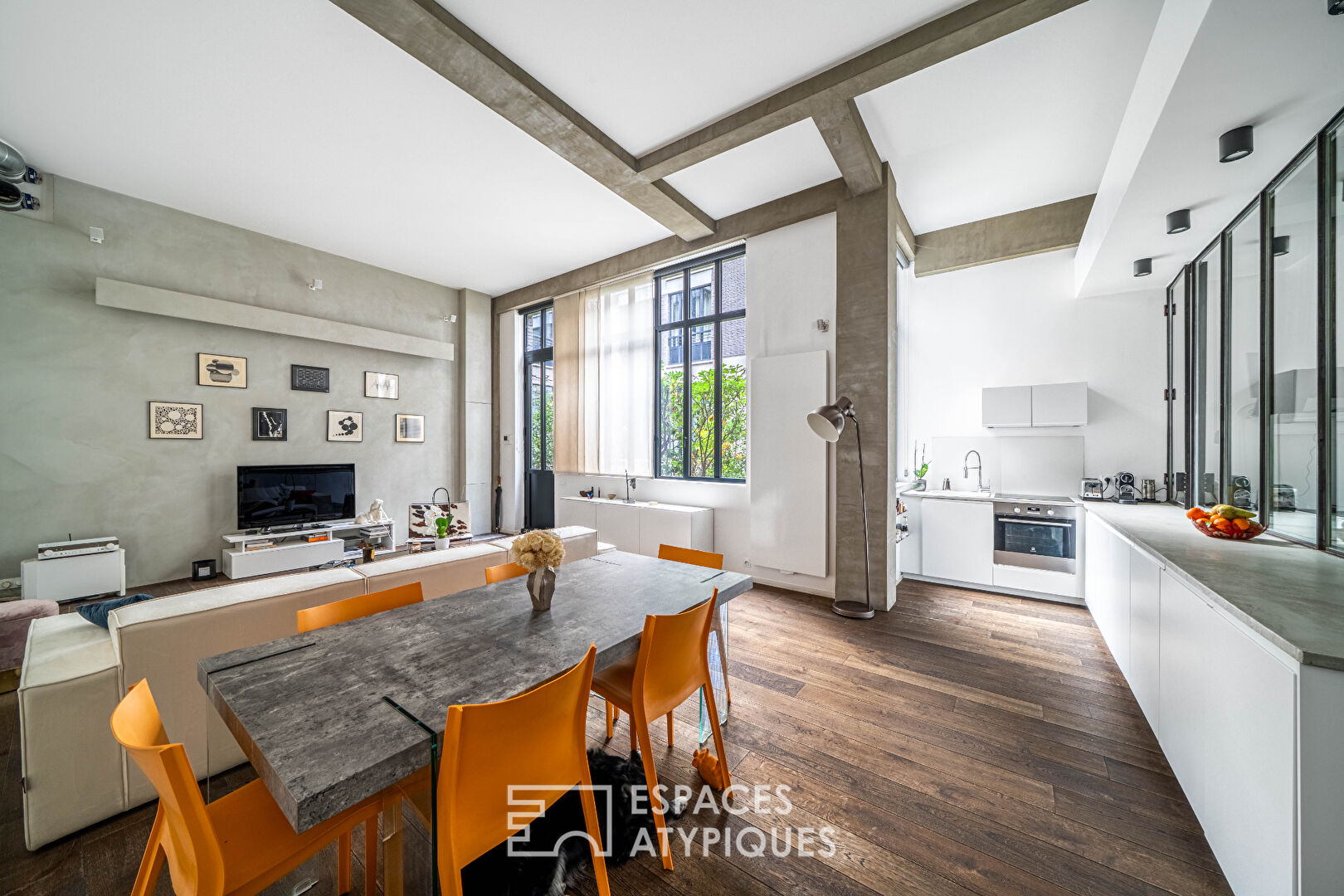 Loft avec extérieur privatif au coeur des Batignolles