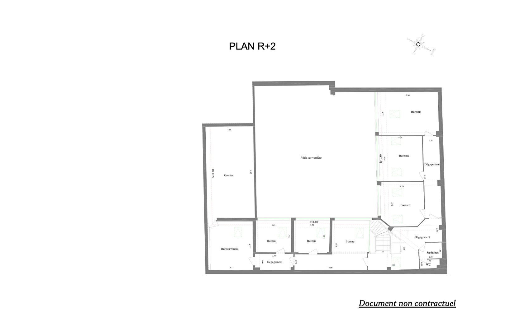 Bureaux de caractère avec fort rendement locatif – Quartier Ternes