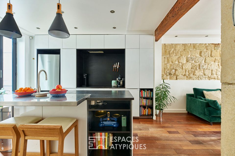 Appartement traversant avec double extérieur proche Village Ramey