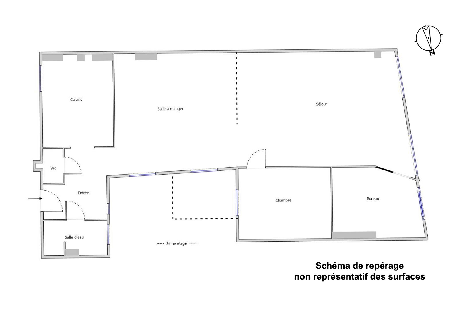 Typical character apartment in Montorgueil – Etienne Marcel