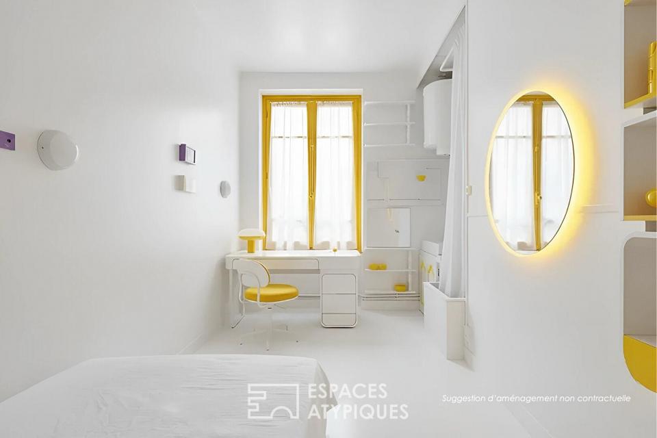 Studio en dernier étage à rafraîchir - Parc Monceau