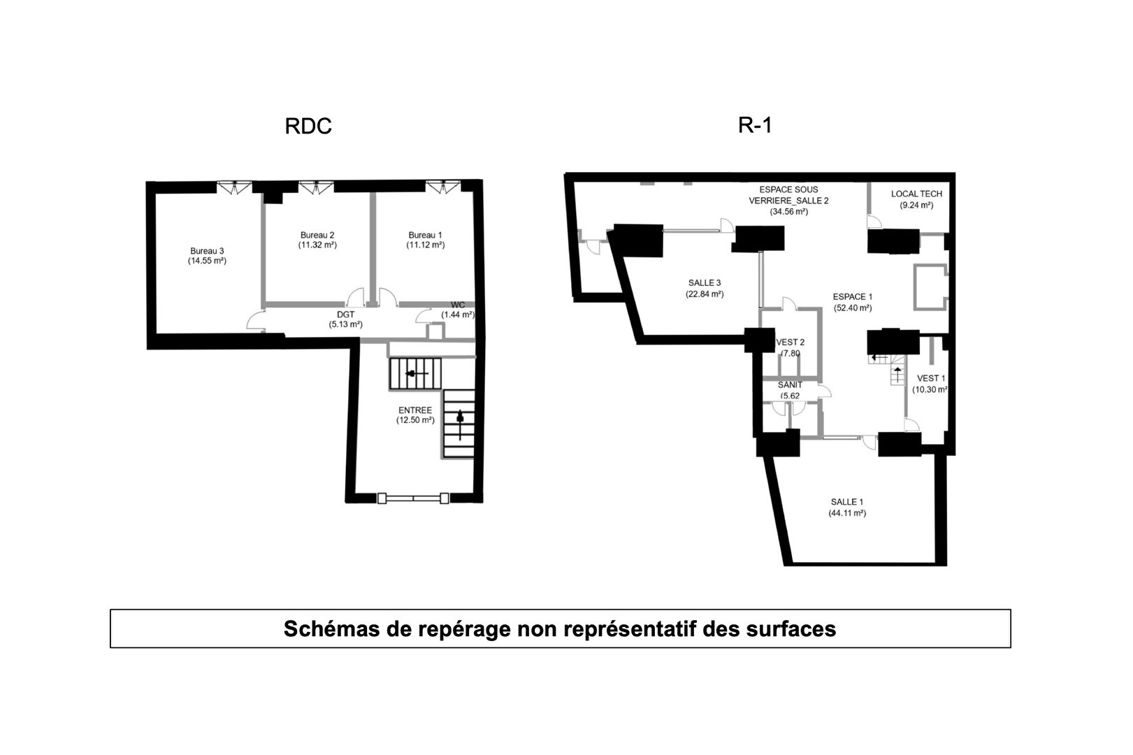Local commercial en duplex avec verrière – Miromesnil / Villiers