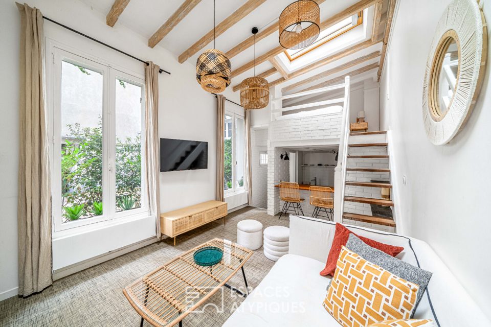 Maisonnette sur cour au coeur des Batignolles