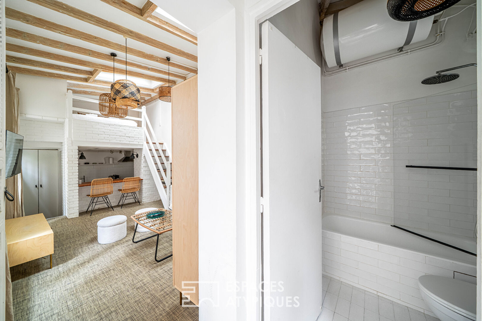 Maisonnette sur cour au coeur des Batignolles