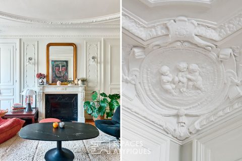 Haussmannien d’artiste avec balcon – Madeleine / Saint-Augustin