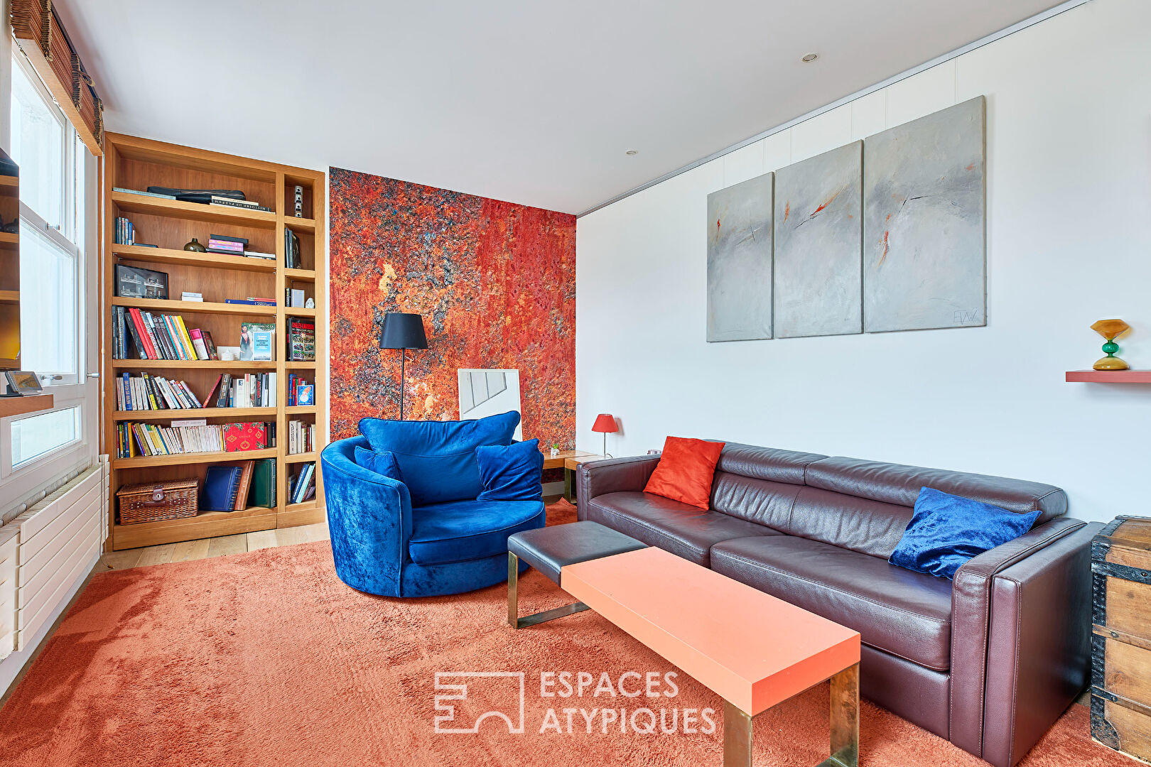 Dernier étage traversant avec terrasse – Quartier Montorgueil