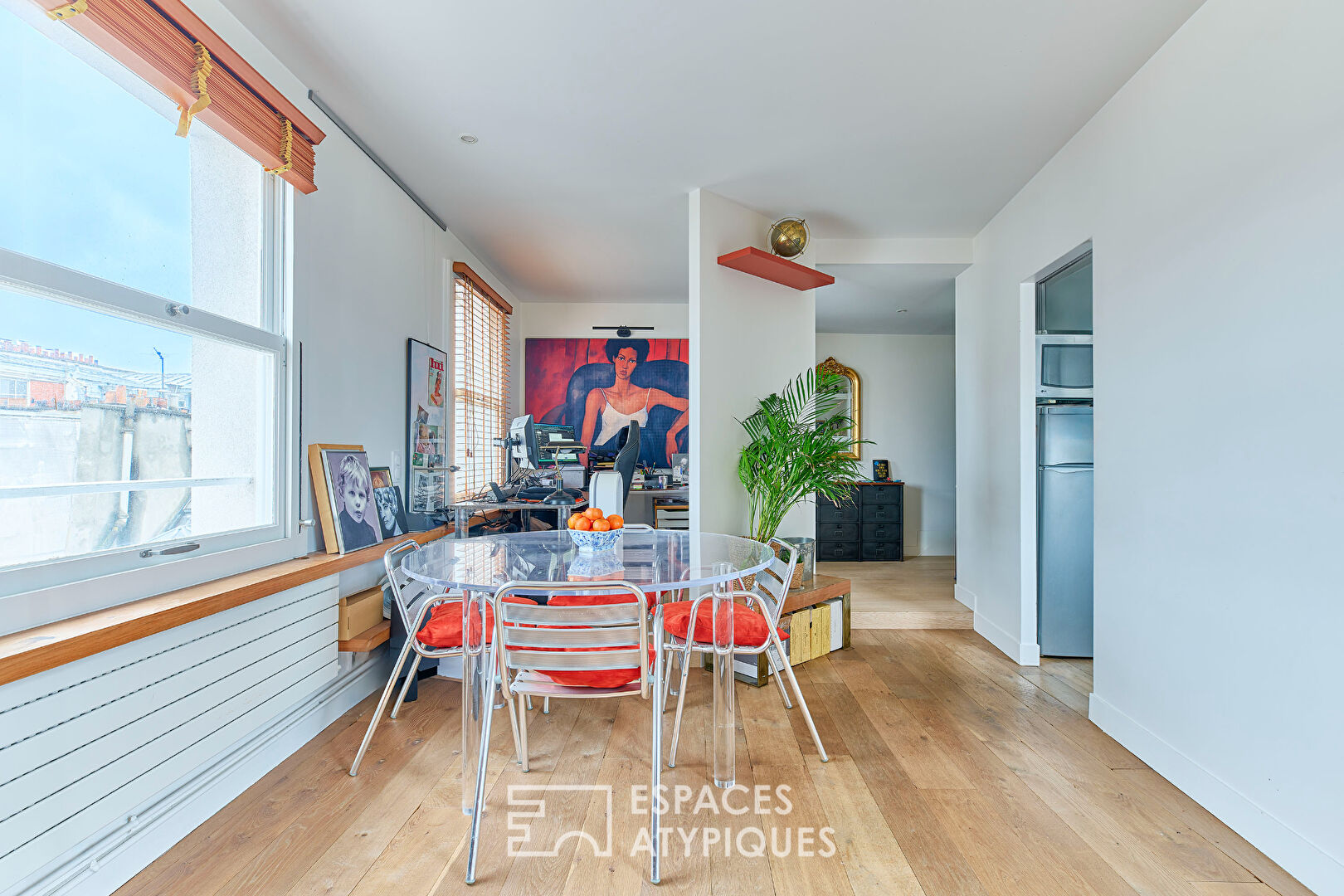 Dernier étage traversant avec terrasse – Quartier Montorgueil