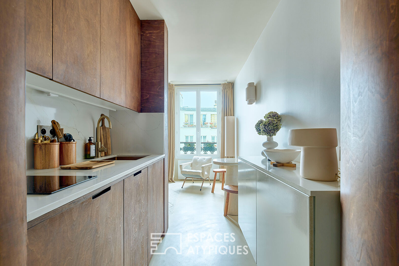 Studio rénové par architecte – Réaumur – Sébastopol