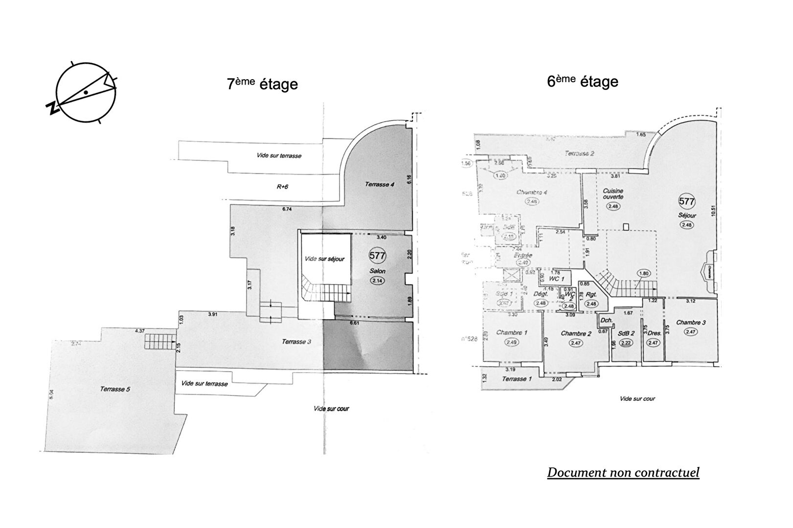 Dernier étage d&rsquo;exception avec terrasses et rooftops – Lamarck-Caulaincourt