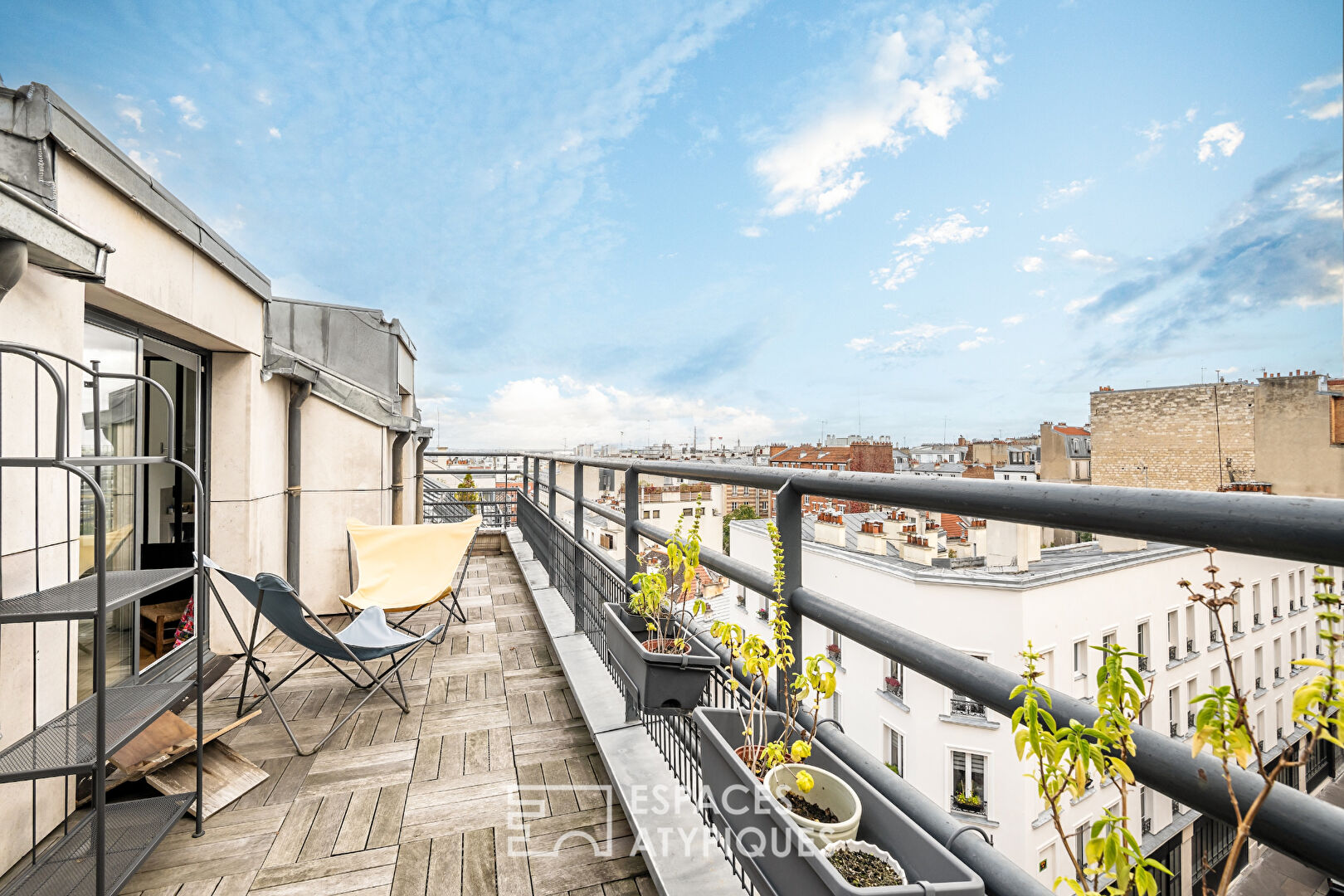 Dernier étage d&rsquo;exception avec terrasses et rooftops – Lamarck-Caulaincourt
