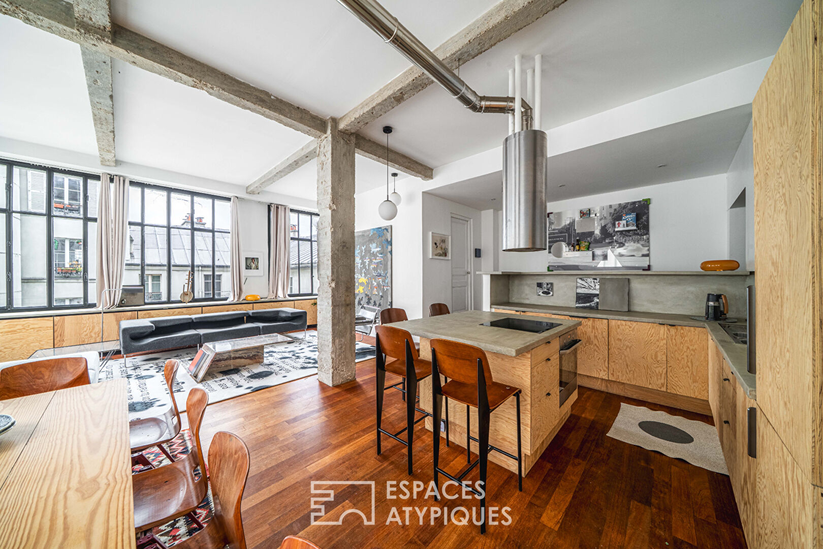 Loft au style new yorkais proche du marché de l&rsquo;Olive