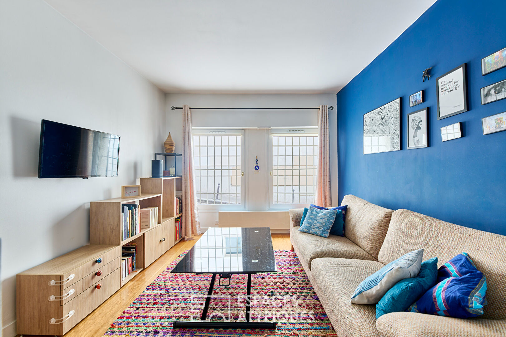 Triplex avec extérieurs au coeur des Abbesses