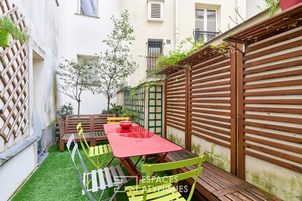 Triplex avec extérieurs au coeur des Abbesses