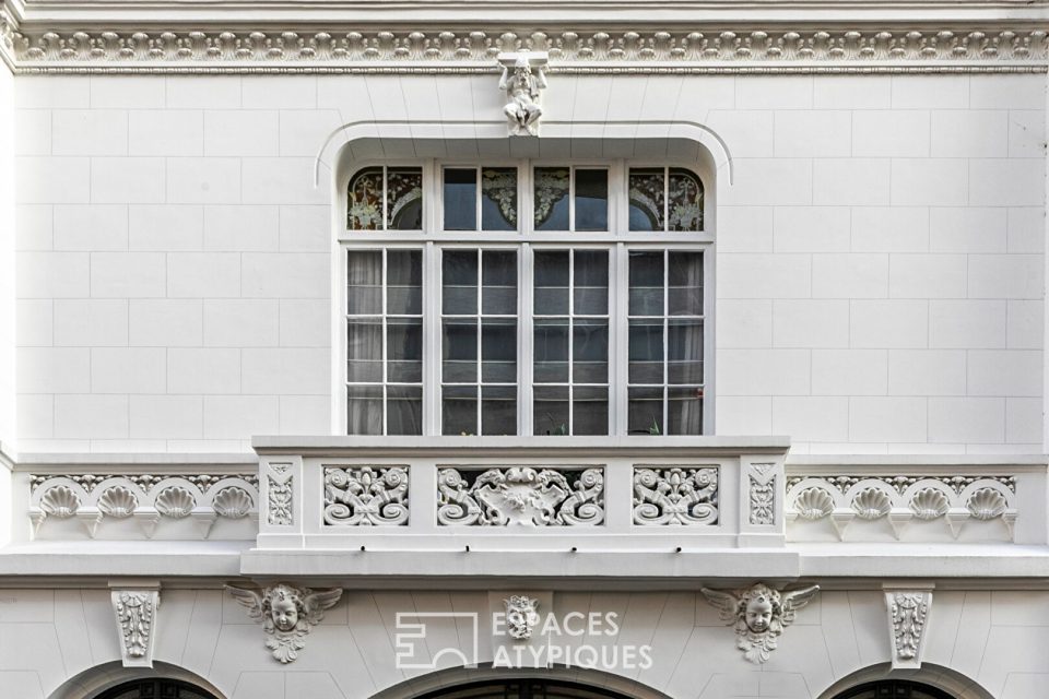 Appartement traversant esprit loft avec balcon - Wagram-Pereire