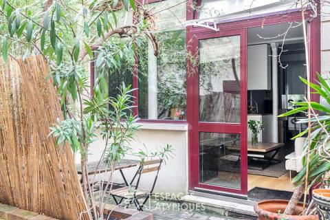 Esprit loft avec extérieur aux Batignolles