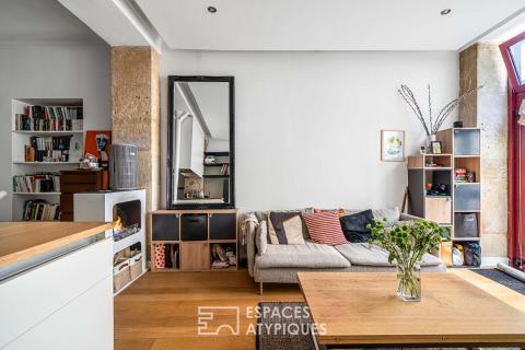 Esprit loft avec extérieur aux Batignolles